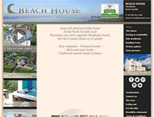 Tablet Screenshot of beach-house-mundesley.co.uk